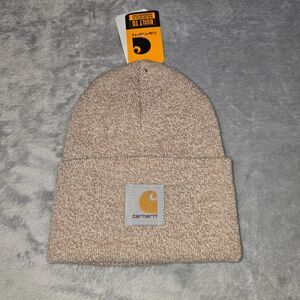 Carhartt Sandstone Brown Knit Cuffed Beanie One Size